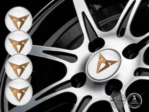 Seat Cupra Adesivi Cupola Logo Distintivi Ruota Resina